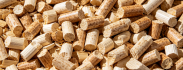 High-quality sawdust pellets