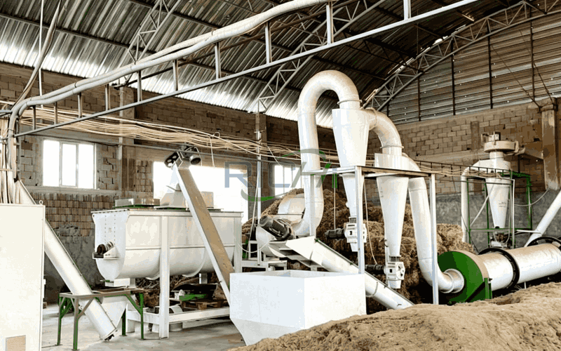 Brazil 2.5–3.0 T/H Mixed Alfalfa Stalk and Sugarcane Bagasse Fuel Pellet Line