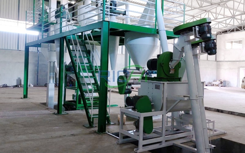 5–6 T/H Rabbit Feed Pellet Production Line in USA
