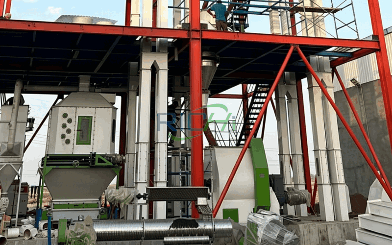 Kazakhstan 10 T/H Cattle Feed Pellet Production Line