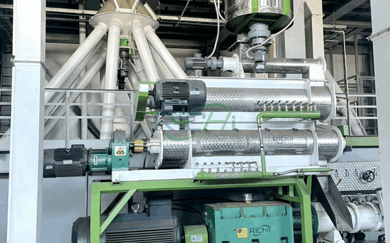 10–12 T/H Twin Screw Extruder Machine in Brazilian