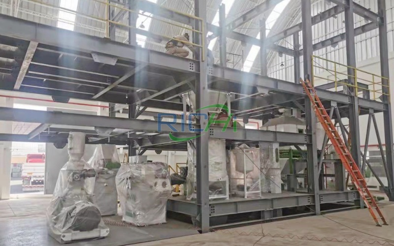 Brazilian 6 T/H Cattle Feed Pellet Production Line