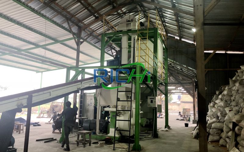 5-ton/hour Rice Husk Pellet Production Project