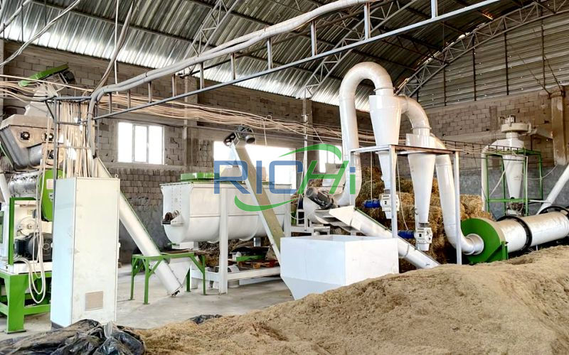 1.8-2.0 T/H Cattle Feed Production Line in Indonesia