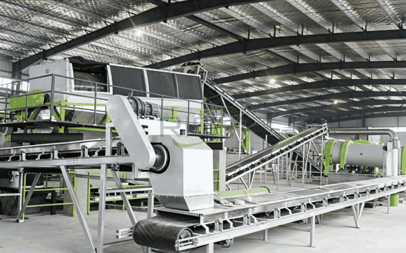 9-12 T/H Organic Fertilizer Pellet Production Line in Spain