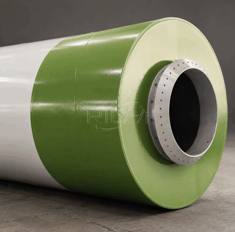 rotary drum dryer feed inlet