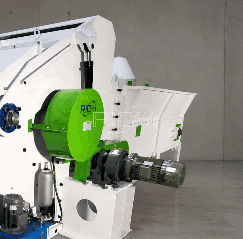 hydraulic system of pallet crusher