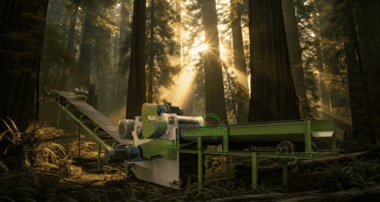 High Output Wood Chipper Machine for Biomass Production