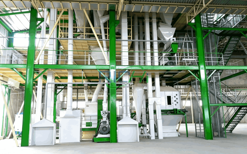 10 T/H Poultry Feed Production Line in Afghanistan