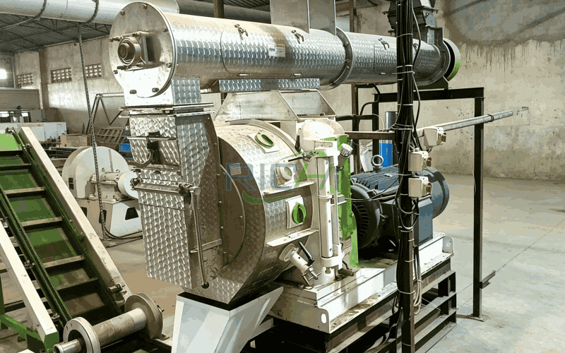Máquina para fabricar pienso granulado para conejos de 6 T/H en la India