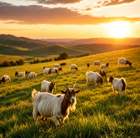Exploitation agricole axée sur le pâturage en prairie