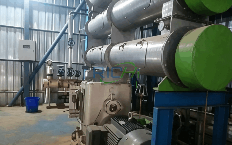 Máquina de pellets para pienso de camarón de 3 T/H en Indonesia
