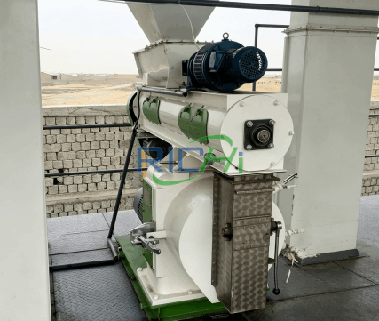 3-4 T/H Chicken Feed Pellet Machine in Uzbekistan