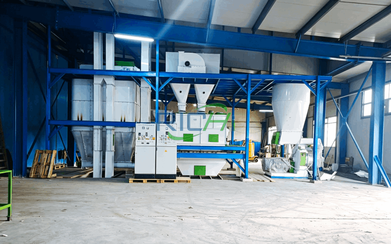 5 T/H Wood Pellet Production Line in Ukraine