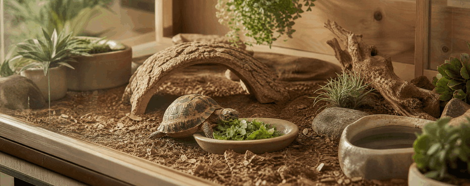 pet turtle feeding