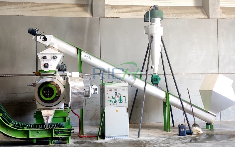 500 KG/H Paper Pellet Press in the Netherlands