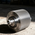 Press roller for bagasse pellet mill